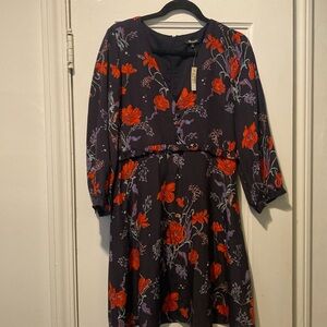 NWT Madewell zip back dress